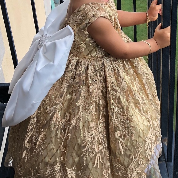 Flower girl,christening,bday gown size 24mths - Picture 5 of 8